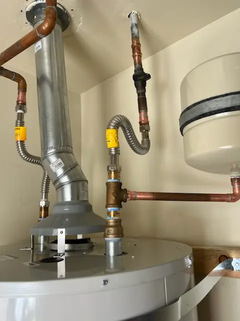 Water heater installation and plumbing repair in Pitcher